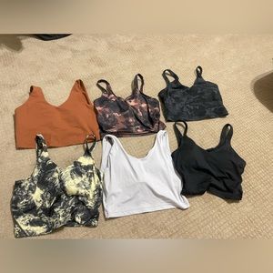 Workout crop tops with built in bras size s all for 45